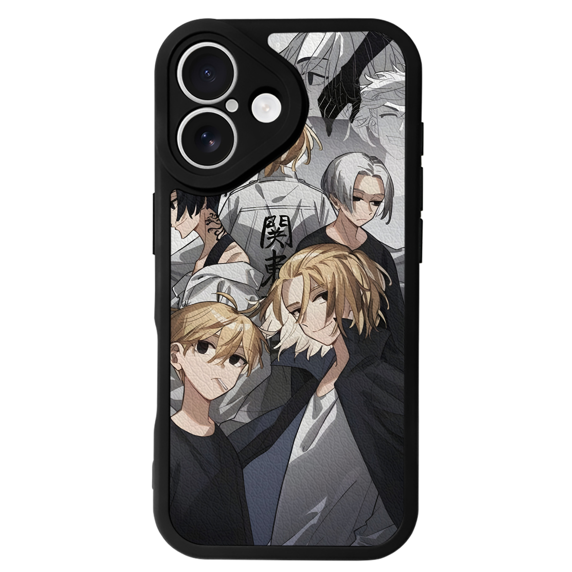 （画像用） 東京リベンジャーズ Tokyo Revengers 【iPhone 16シリーズ対応】シリコンスマホケース（レザー調） 材質：シリコン